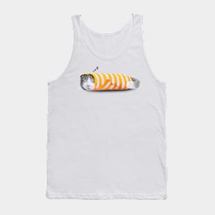 Cat in the paper Tank Top